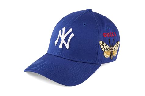 gucci yankees hat blue|Gucci Yankees capsules.